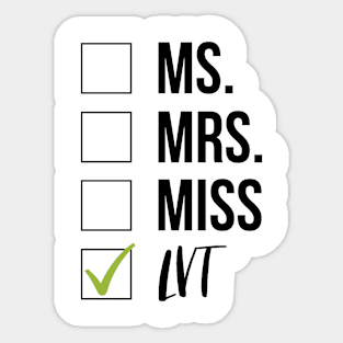 LVT Graduation Sticker